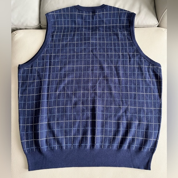 NWOT - Polo Ralph Lauren Men’s Cotton Cashmere Blended Sweater Vest - Size L - Picture 3 of 3